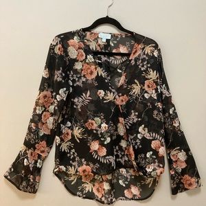 Veronica M floral blouse medium